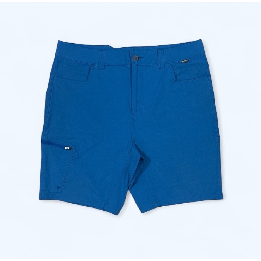 SIMMS SHORTS BLUE MENS SIZE 38 BLUE‎ LIGHTWEIGHT